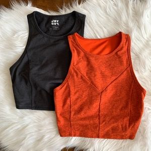Joy Lab SET OF 2 High Neck Crop Tops